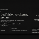 Soul Led Vision Awakening Masterclass