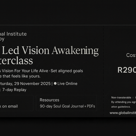 Soul Led Vision Awakening Masterclass